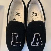 Scarpe in feltro nere Los Angeles NUOVE molto chic