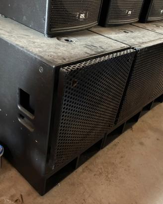 4 subwoofer da 18” 3800w