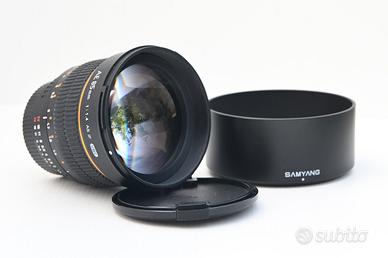 SAMYANG AS IF UMC 85mm f1.4 Obiettivo per Nikon