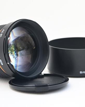 SAMYANG AS IF UMC 85mm f1.4 Obiettivo per Nikon