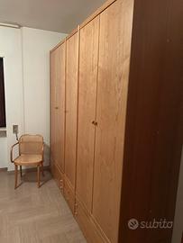 Camera da letto in legno