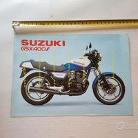 Suzuki GSX 400 F 1982 depliant italiano