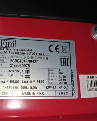 Compressore Fini 50 L