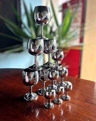 Calici in acciaio Dardinox vintage