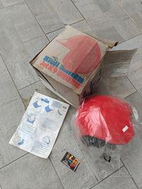 casco kiwi vintage helmet get nos vintage rosso ve