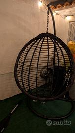 Dondolo in Rattan gigante 