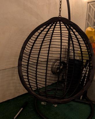 Dondolo in Rattan gigante 
