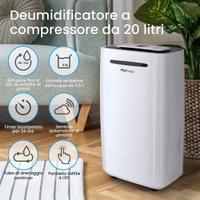 Deumidificatore Pro Breeze 20L/giorno