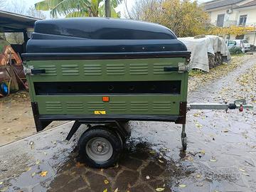 rimorchio ELLEBI omologato per trasporto animali