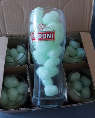 bicchieri da birra Peroni