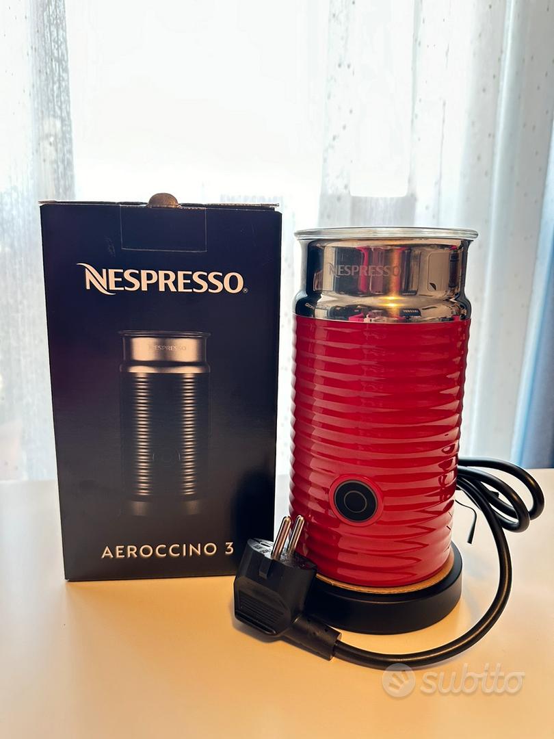 Aeroccino 3 rosso NUOVO - Montalatte Nespresso - Elettrodomestici In  vendita a Torino