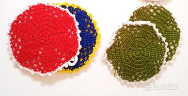 Set Presine Uncinetto Anni 70