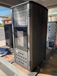 STUFA A PELLET e GUSCI TRITI “SENKO” da 10kw
