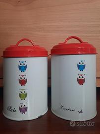 Barattoli in latta sale e zucchero