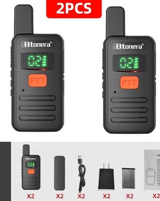 Walkie talkie PMR tascabili (trekking,caccia,ecc.)