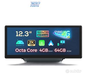 RADIO GPS ANDROID 13 AUDI Q3 12.3" 4GB+64GB