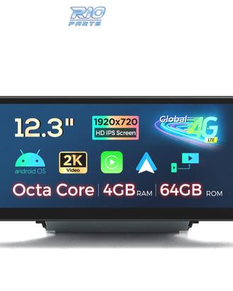 RADIO GPS ANDROID 13 AUDI Q3 12.3" 4GB+64GB