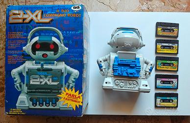 Robot 2-XL interattivo GiG 1992 Boxato+ 6 cassette