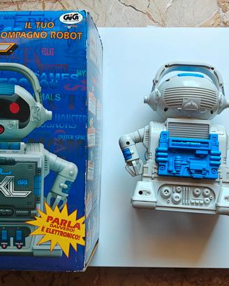 Robot 2-XL interattivo GiG 1992 Boxato+ 6 cassette