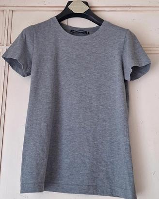 T-shirt Dolce&Gabbana grigia, a maniche corte, 100