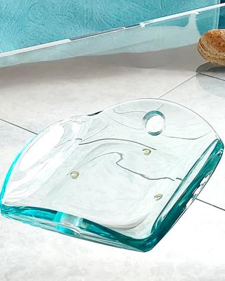  Fontana Arte Svuota Tasche Cristallo Molato Verde