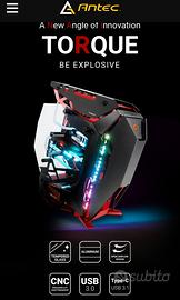 Case Torque computer case Midi-Tower Nero, Rosso