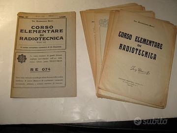 Corso elementare di radiotecnica Banfi 1927