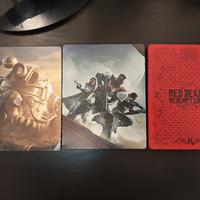 3 Steelbook Videogames 