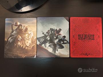 3 Steelbook Videogames 