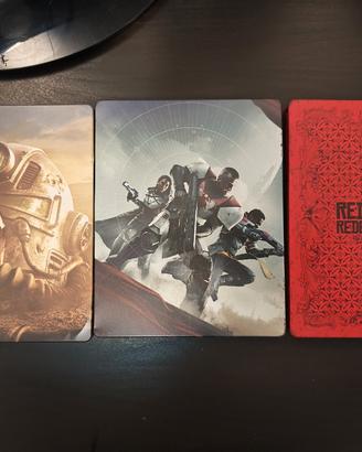 3 Steelbook Videogames 