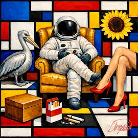 Quadro Moderno Astratto - 60x60