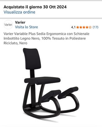 sedia ergonomica posturale varier variable