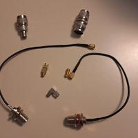 Adattatori cavi pig tail SMA femmina vs N femmina