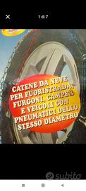 Catene da neve per furgoni camper fuoristrada.