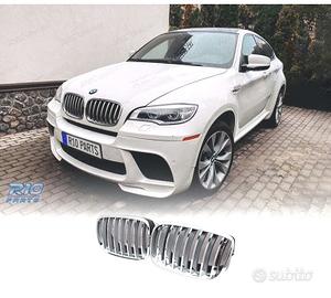 GRIGLIA BMW X5 E70 07-10 X6 E71 72 08-14 CROMO NER