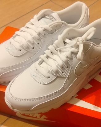 Nike Air Max 90 "White/Photon Dust/Hyper Turq tg41