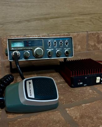 Kit CB: Midland Alan 68S + Amplificatore Lemm 200