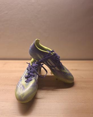 Adidas F50 Viola e Verdi League miste 43⅓ usate 
