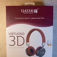 Qatar airways cuffie bluetooth senza fili Virtuoso