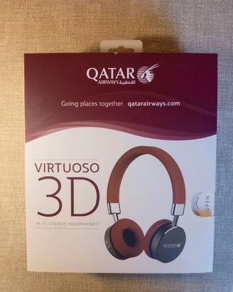 Qatar airways cuffie bluetooth senza fili Virtuoso