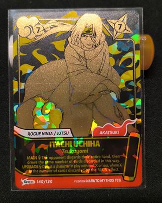 Naruto Mythos TCG Secret Itachi Uchiha 140/130