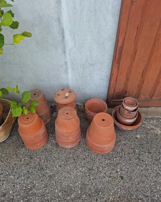lotto vasi in terracotta varie misure 