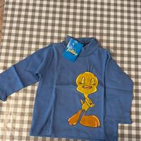 Lupetto maglia bambino dipinto a mano