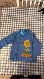 Lupetto maglia bambino dipinto a mano