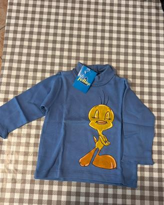Lupetto maglia bambino dipinto a mano