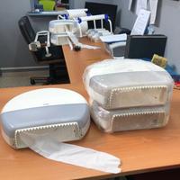 Porta rotoli carta igienica grande a muro