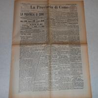 Giornale LA PROVINCIA DI COMO n.2789 - 31.12.1899