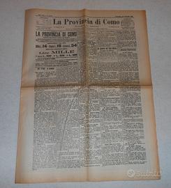 Giornale LA PROVINCIA DI COMO n.2789 - 31.12.1899