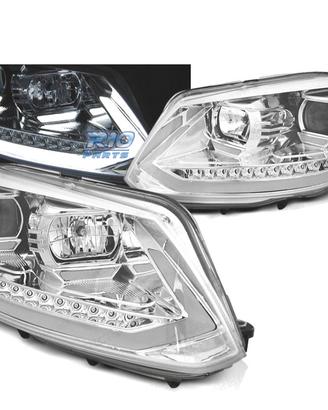 FARI PER VOLKSWAGEN VW TOURAN II 10-15 TRU DRL CON