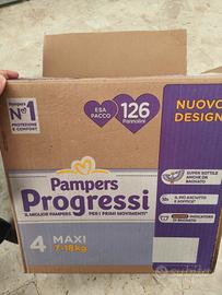 2 confezioni Pampers progressi taglia 4